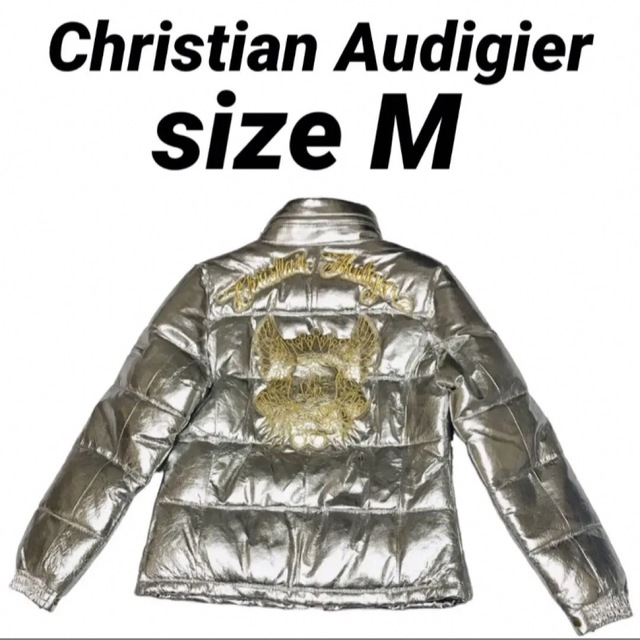 クリスチャンオードジェー Christian ダウン ジャケット M シルバー メンズのジャケット/アウター(ダウンジャケット)の商品写真
