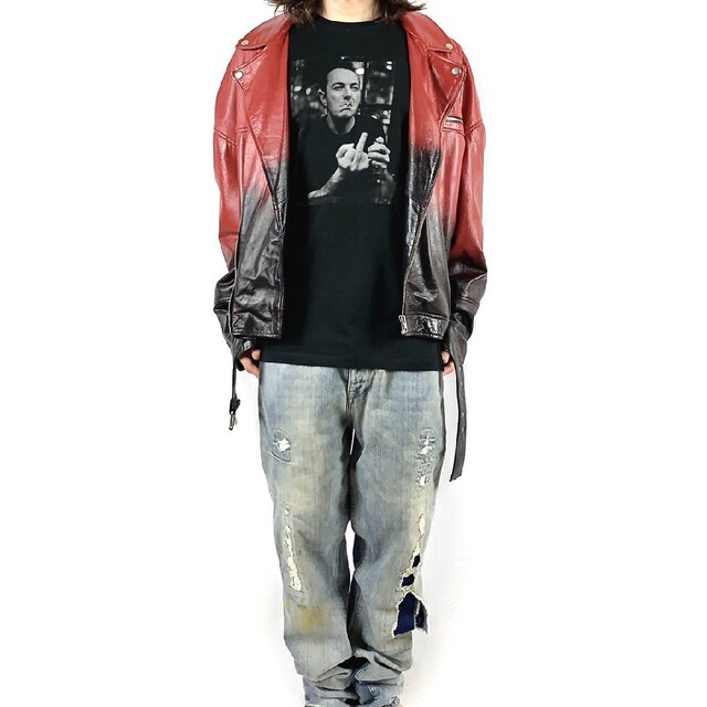 新品 ジョーストラマー クラッシュ UKパンク バンド FUCK 中指 Tシャツ