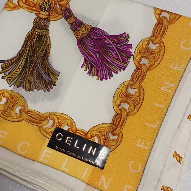 celine(セリーヌ)の値下げ📌セリーヌ☆大判ハンカチ レディースのファッション小物(ハンカチ)の商品写真