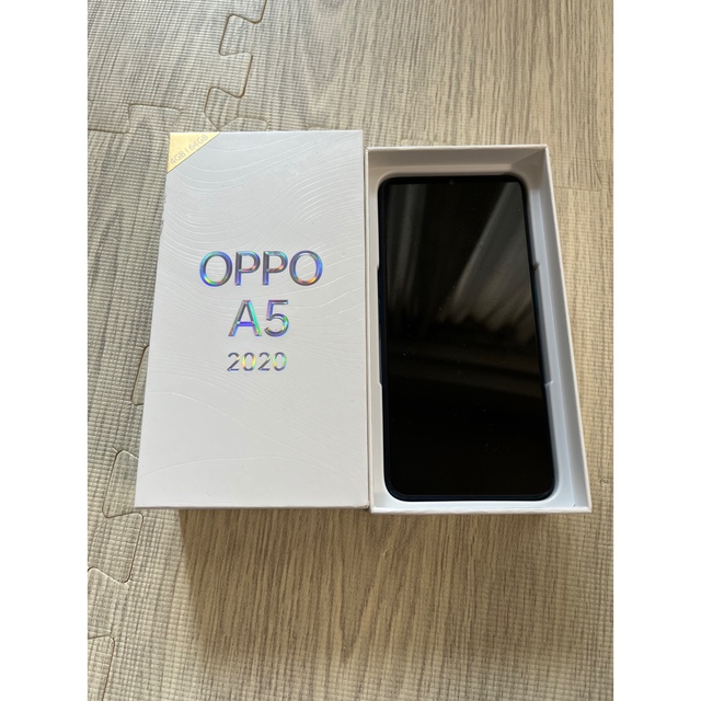 OPPO(オッポ)のoppo A5 2020 スマホ本体のみ スマホ/家電/カメラのスマートフォン/携帯電話(スマートフォン本体)の商品写真