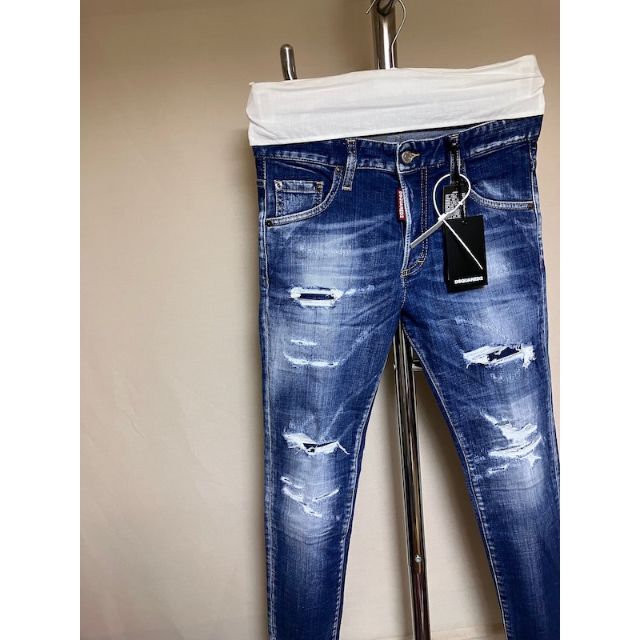 新品 44 DSQUARED2 SKINNY DAN デニム 4713