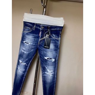 新品 44 DSQUARED2 SKINNY DAN デニム 4714