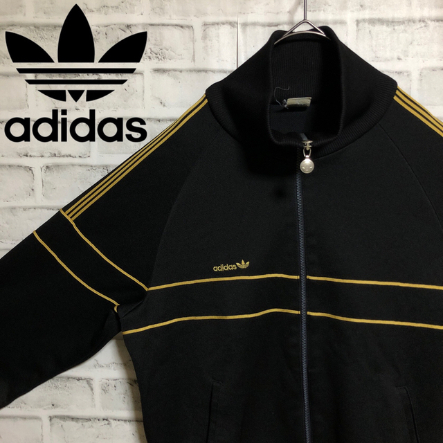 上等な adidas - 70s⭐️adidas TECHNO トラックジャケット L 刺繍トレ アディダス