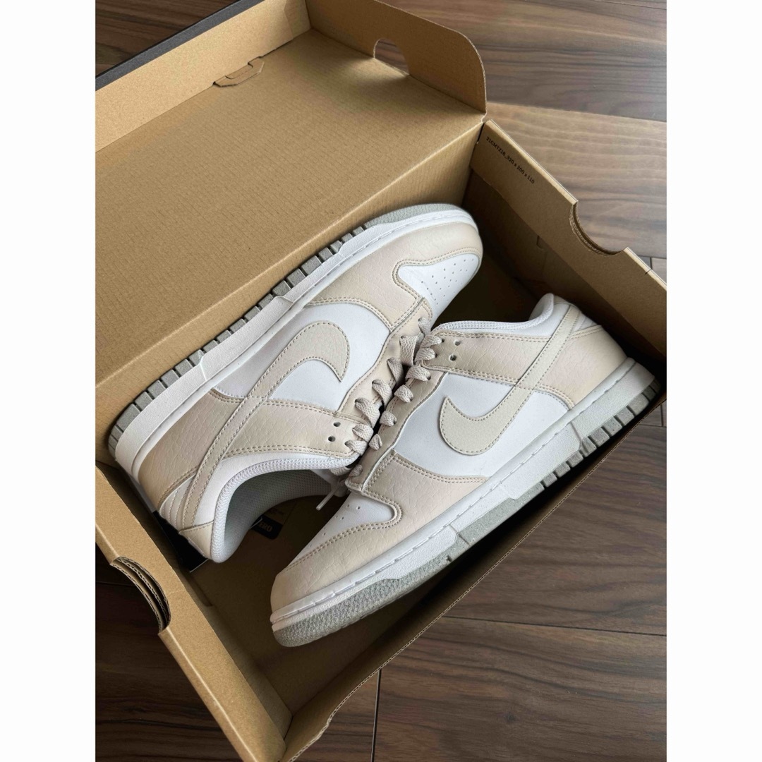 美品 Nike Dunk Low Next Nature White Creamレディース色