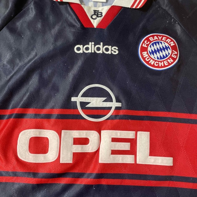 adidas(アディダス)のBayern München 97-98 ユニフォーム 古着 メンズのトップス(Tシャツ/カットソー(半袖/袖なし))の商品写真