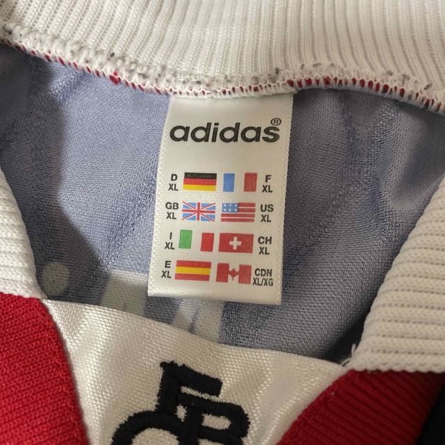 adidas(アディダス)のBayern München 97-98 ユニフォーム 古着 メンズのトップス(Tシャツ/カットソー(半袖/袖なし))の商品写真