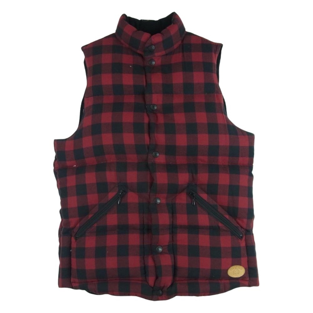 HYSTERIC GLAMOUR ヒステリックグラマー カートコバーン PICK ME PICK ME YEAH REVERSIBLE CORDUROY DOWN VEST リバーシブル コーデュロイ ダウン ベスト ブラック系 レッド系 2