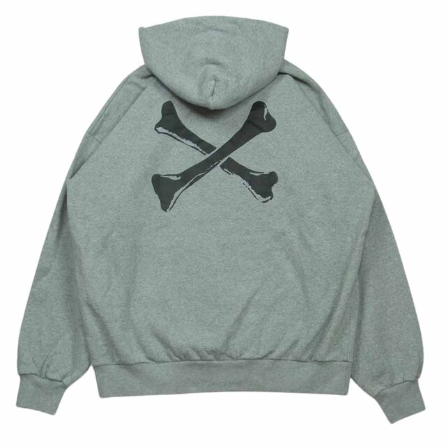 WTAPS ダブルタップス 22AW CROSS BONES HOODY COTTON クロスボーン パーカー コットン 日本製 グレー系 03【中古】 airquestair.com