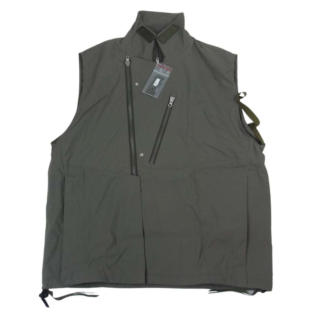 アクロニウム ACRONYM V68-M Nylon Strech Rider Vest ナイロン ストレッチ ライダー ベスト カーキ系 XL【新古品】【未使用】