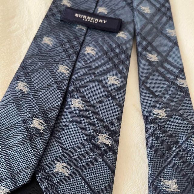 59%以上節約 美品 BURBERRY LONDON ネクタイ ネイビー紺 シルク