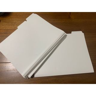 ムジルシリョウヒン(MUJI (無印良品))の無印良品　個別フォルダ　インデックス　ペーパーファスナー(ファイル/バインダー)