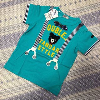 ダブルビー(DOUBLE.B)のミキハウス ダブルB サスペンダーTシャツ 110(Tシャツ/カットソー)