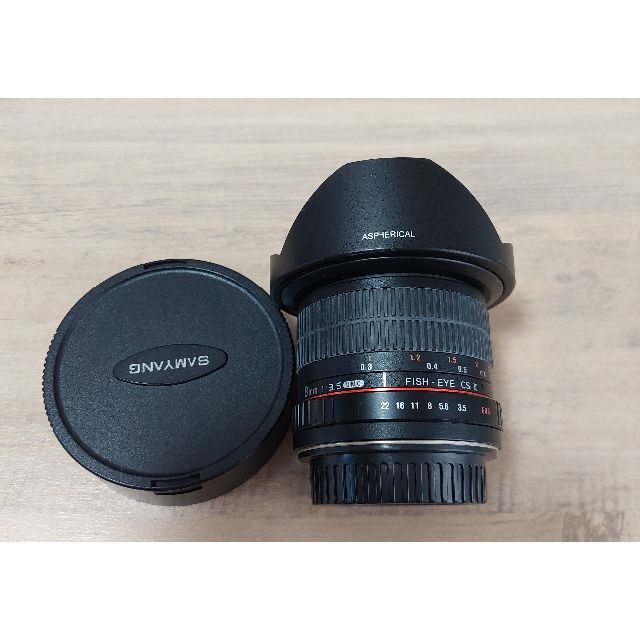 SAMYANG サムヤン 8mm F3.5 FISH-EYE CSⅡSAMYANG焦点距離