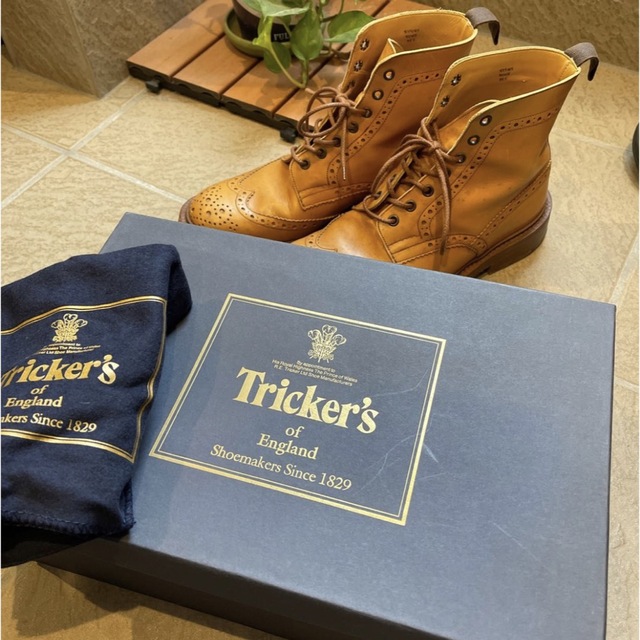 Trickers(トリッカーズ)のトリッカーズ　 27センチ　Tricker's ウィングチップ ブーツ メンズの靴/シューズ(ブーツ)の商品写真