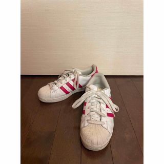 アディダス(adidas)のadidas Originals Superstar ゴールド ホワイト ピンク(スニーカー)