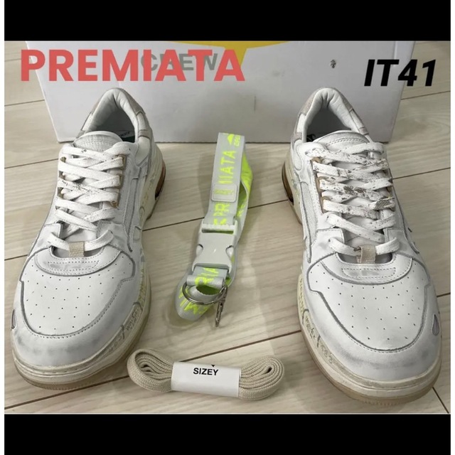上級モデル‼️【新品】PREMIATA(プレミアータ)ドレイク ホワイト 41