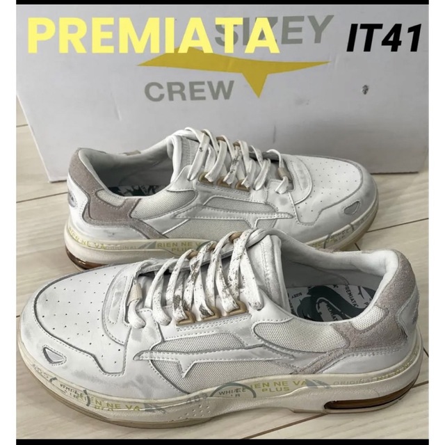 上級モデル‼️【新品】PREMIATA(プレミアータ)ドレイク ホワイト 41