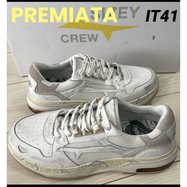 上級モデル‼️【新品】PREMIATA(プレミアータ)ドレイク ホワイト 41 ...