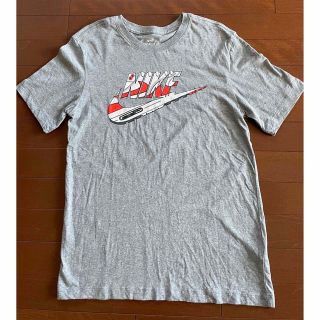 ナイキ(NIKE)のNIKE ナイキ Tシャツ AIR MAX ロゴ グレー　S(Tシャツ/カットソー(半袖/袖なし))