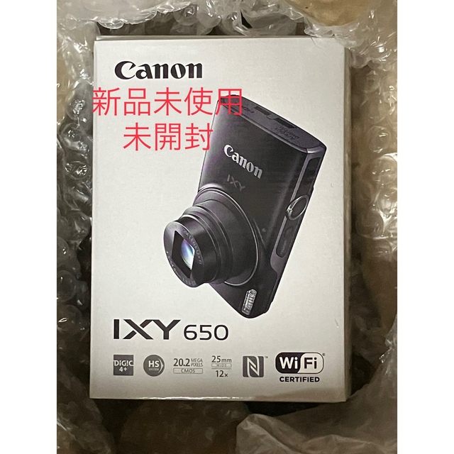 【新品】Canon IXY650BK コンパクトデジタルカメラ　キヤノン