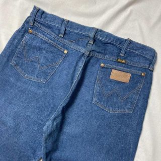 ラングラー(Wrangler)の美品 90s ラングラー 13MWZ USA製 濃紺 W36L36 ワイド(デニム/ジーンズ)