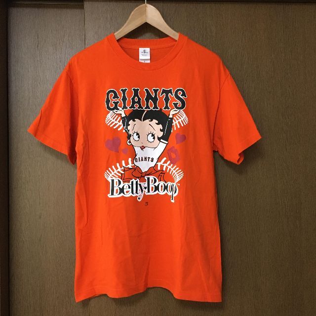 読売ジャイアンツ(ヨミウリジャイアンツ)のTシャツ ジャイアンツ GIANTS ベティちゃん BETTY BOOP スポーツ/アウトドアの野球(記念品/関連グッズ)の商品写真