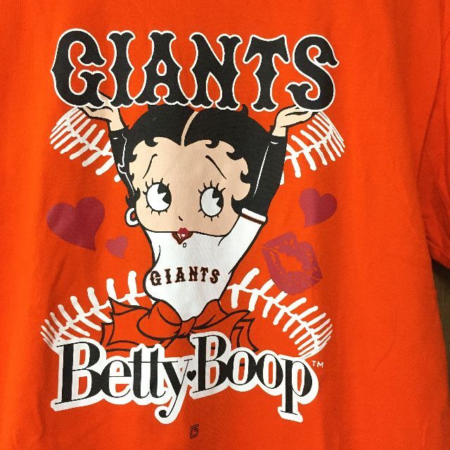 読売ジャイアンツ(ヨミウリジャイアンツ)のTシャツ ジャイアンツ GIANTS ベティちゃん BETTY BOOP スポーツ/アウトドアの野球(記念品/関連グッズ)の商品写真