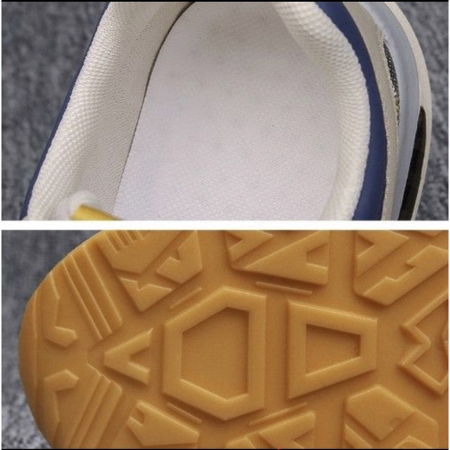 【スニーカー/27センチ/黒】韓国風　ストリート　ランニング　エアクッション メンズの靴/シューズ(スニーカー)の商品写真