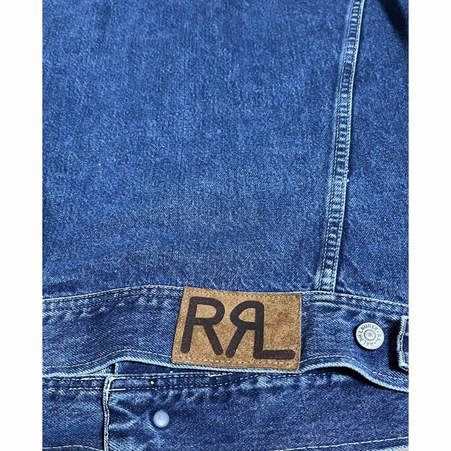 稀少90´s RRL ラルフローレン 三ツ星タグ デニムジャケット USA製S