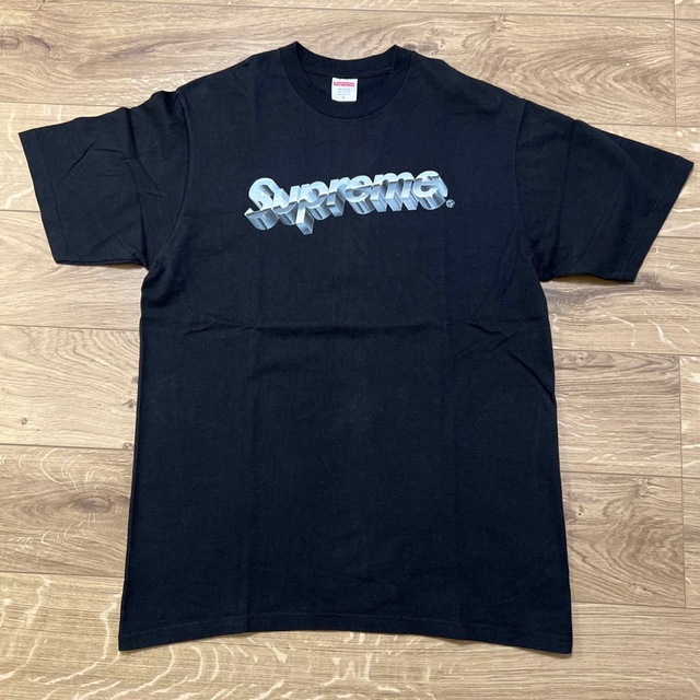 Supreme Chrome Logo Tee M Black 20ss