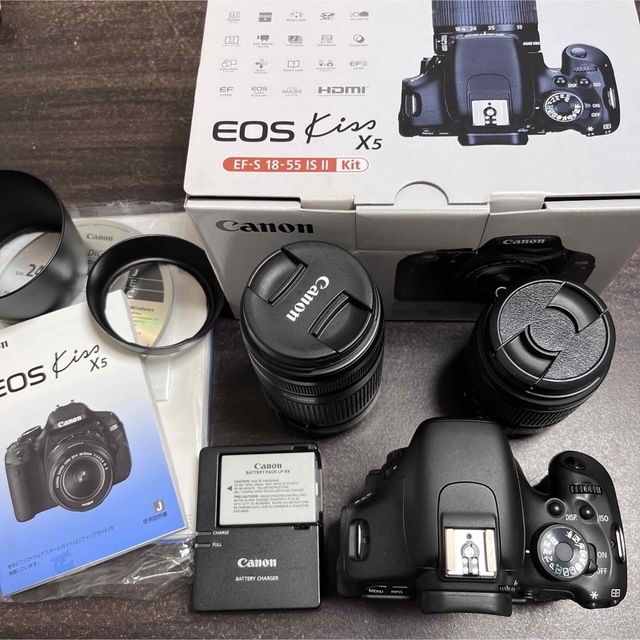 ★美品★ Canon EOS Kiss X5 Wズームキット おまけ付