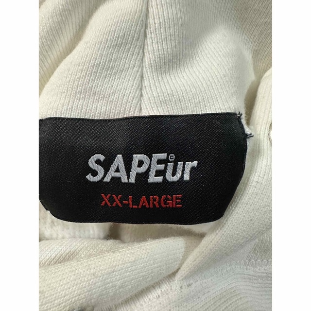 SAPEur サプール デニスロッドマンバックプリントスウェットパーカー XXL
