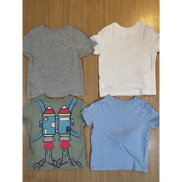 babyGAP(ベビーギャップ)のmow様　baby GAP   Tシャツ　4枚セット　デニムシャツ　90cm キッズ/ベビー/マタニティのキッズ服男の子用(90cm~)(Tシャツ/カットソー)の商品写真