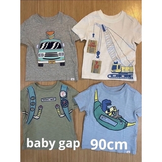 ベビーギャップ(babyGAP)のmow様　baby GAP   Tシャツ　4枚セット　デニムシャツ　90cm(Tシャツ/カットソー)