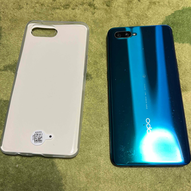 OPPO(オッポ)のOPPO オッポ Reno A 128GB ブルー CPH1983 SIMフリー スマホ/家電/カメラのスマートフォン/携帯電話(スマートフォン本体)の商品写真