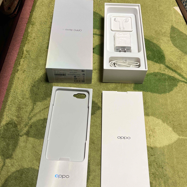 OPPO(オッポ)のOPPO オッポ Reno A 128GB ブルー CPH1983 SIMフリー スマホ/家電/カメラのスマートフォン/携帯電話(スマートフォン本体)の商品写真