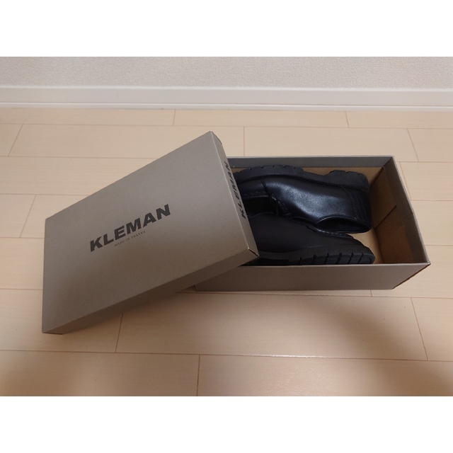 KLEMAN(クレマン)の超美品★KLEMANクレマン　PADRORブラック（25.5〜26cm） メンズの靴/シューズ(スリッポン/モカシン)の商品写真