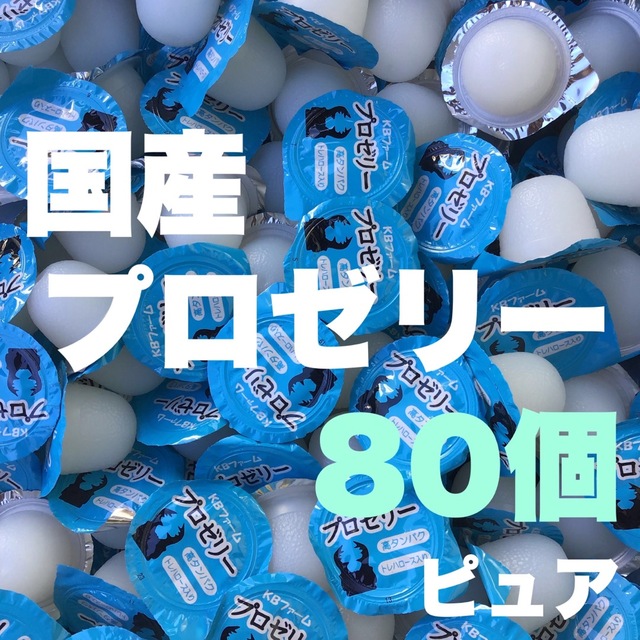 昆虫ゼリー プロゼリー 80個 クワガタ・カブトムシ・ハムスター・モモンガ その他のペット用品(虫類)の商品写真