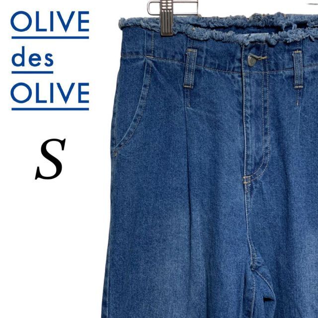 OLIVEdesOLIVE 【OLIVE des OLIVE】オリーブデオリーブ カットオフ デニム パンツの通販 by Kuma クラッシュダメージカットオフデニムパンツ Y2K レディース