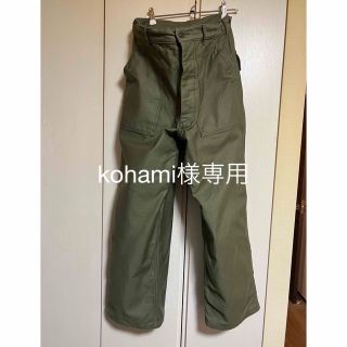 ハイク(HYKE)のkohami様専用　HYKE バックサテン ベイカーパンツ サイズ5 オリーブ(ワークパンツ/カーゴパンツ)