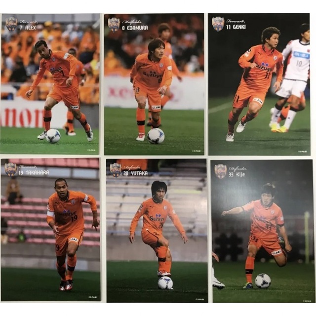 清水エスパルス ポストカードセット＋河井陽介 直筆サイン入り スポーツ/アウトドアのサッカー/フットサル(記念品/関連グッズ)の商品写真