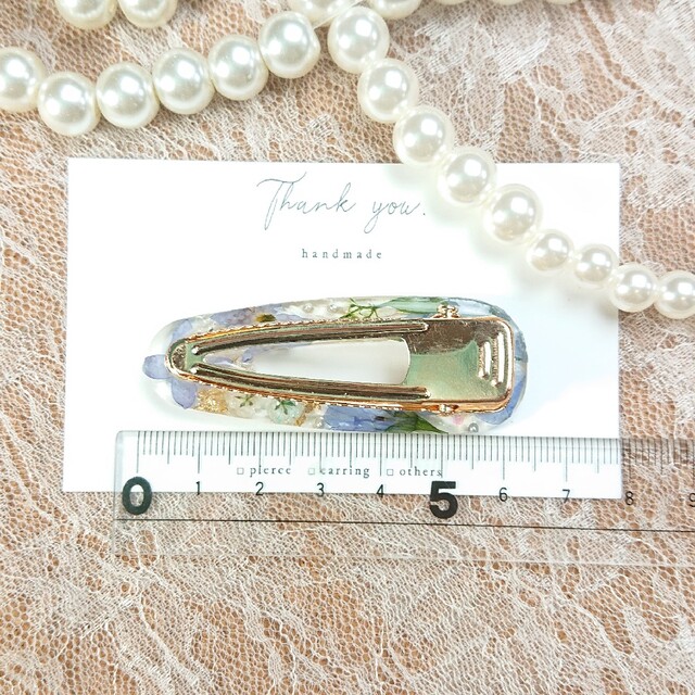 ハンドメイド♡押し花のヘアクリップ888 - 通販 - pinehotel.info