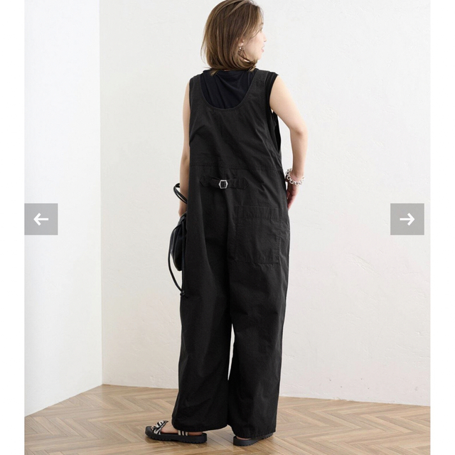 FRAMeWORK コンパクトウェザーサロペットブラック38☆新品 FRAMeWORK コンパクトウェザーサロペットブラック38☆新品