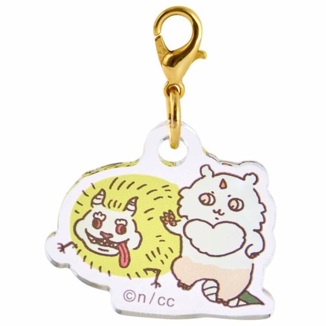 ちいかわ(チイカワ)のちいかわ お出かけ楽しみ!な ペアアクリルチャーム あのことでかつよ エンタメ/ホビーのおもちゃ/ぬいぐるみ(キャラクターグッズ)の商品写真