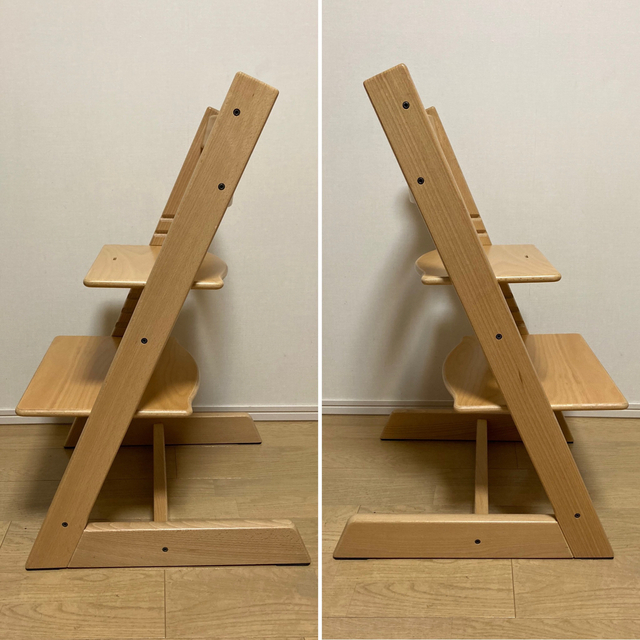 Stokke(ストッケ)の【美品・状態良】ストッケ トリップトラップ 4ナンバー 新型 現行モデル キッズ/ベビー/マタニティの寝具/家具(その他)の商品写真