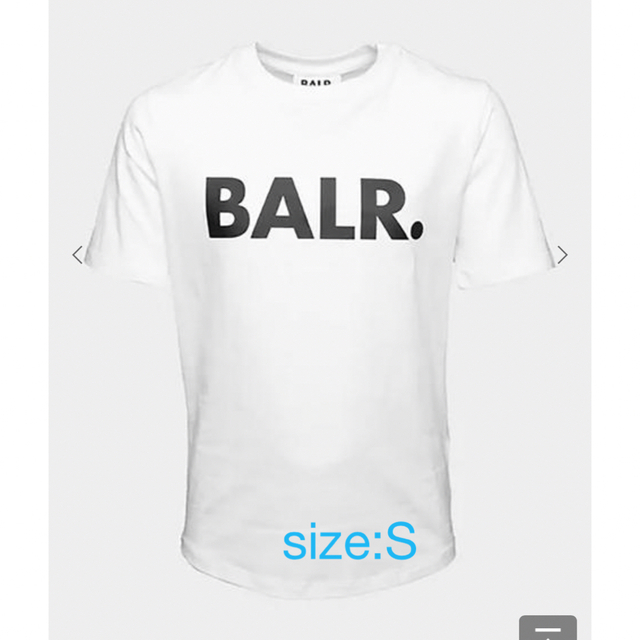 新品未使用 BALR. ボーラー 半袖Tシャツ ホワイトロゴ