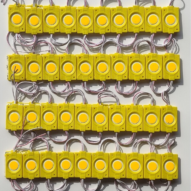 ラウンド シャーシマーカー 20コマ × 4セット 80個 黄色 24V LED 自動車/バイクの自動車(車外アクセサリ)の商品写真
