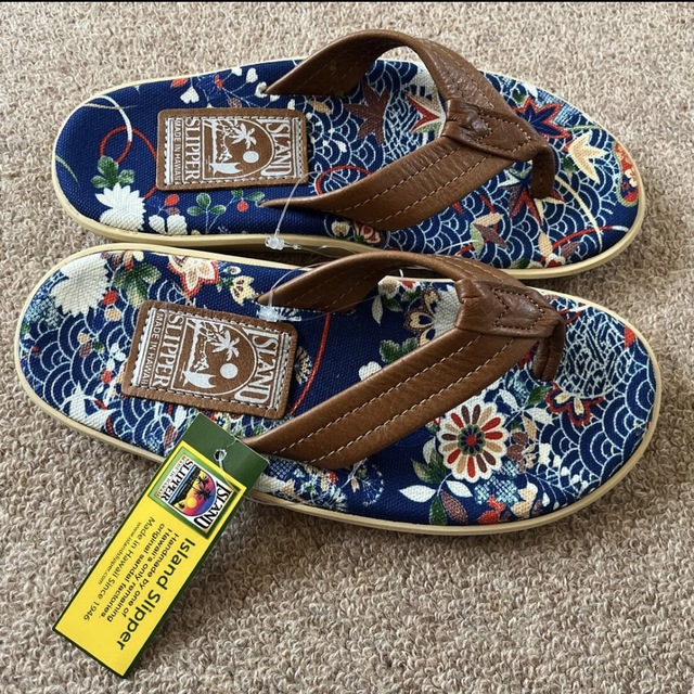 サンプル ISLAND SLIPPER - 新品和柄サンダル ビーチサンダル5(23-23.5