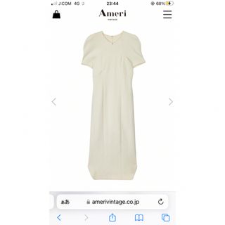 アメリヴィンテージ(Ameri VINTAGE)の最終値下げ　TULIP SLEEVE I LINE DRESS ameri(ロングワンピース/マキシワンピース)