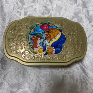 ディズニー(Disney)の美女と野獣　お菓子缶(キャラクターグッズ)